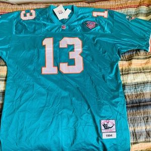 Dan Marino #13 1994 Miami Dolphins Mitchell & Ness Throwback Jersey Size 56